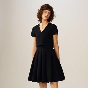 NWT Maje Rounded Trompe L’Oeil Dress S